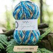 West Yorkshire Spinners Signature 4 Ply - Country Birds KINGFISHER
