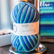 West Yorkshire Spinners Signature 4ply Cocktail Range BLUE LAGOON