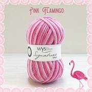 West Yorkshire Spinners Signature 4ply Cocktail Range PINK FLAMINGO