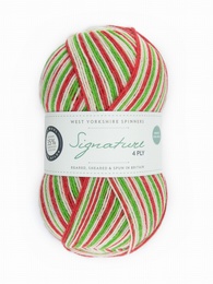 West Yorkshire Spinners Signature 4 Ply Candy Cane 989