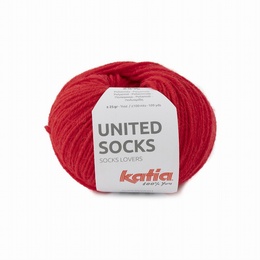 Katia United Socks Red 17