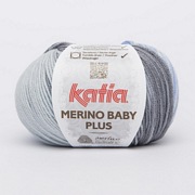 merino plus 202 Sky Blue - Grey
