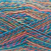 Rico Superba Circus 4ply Sock Yarn 002 TURQUOISE MIX