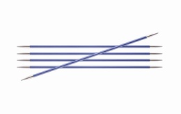 KnitPro Zings DPN Knitting Needles Lolite-4.5mm 15cm