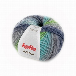 Katia Azteca Yarn 7863 Grey-Green-Blue