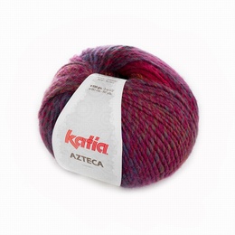 Katia Azteca Yarn 7847 Maroon-Dark fuchsia-Blue