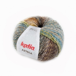 Katia Azteca Yarn 7861 Beige-Ochre -Brown-Green