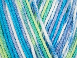 Patons Fab DK Spray Print 100 g Aqua 02080