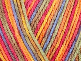 Patons Fab DK Spray Print 100 g Rainbow 02085