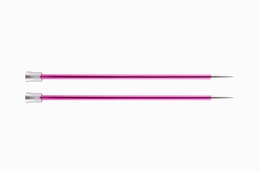 KnitPro Single Point Knitting Needles - Zing - 30cm - 5 mm Ruby