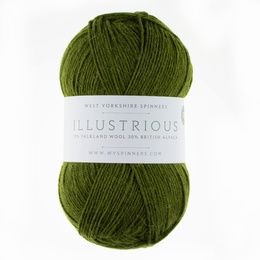 West Yorkshire Spinners Illustrious DK Cabled Hat and Mitts Kit Fern 344