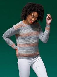 West Yorkshire Spinners Colour Lab 'Mae' Pop Stripe Jumper Kit Small, Medium, Large