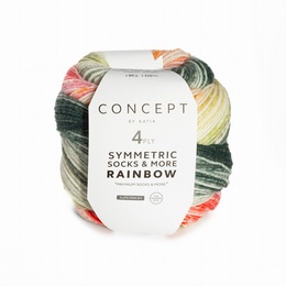 Katia Symmetric Socks & more Rainbow Shade 52
