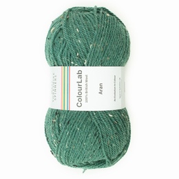 West Yorkshire Spinners - Colour Lab Aran Racing Green Tweed 1182