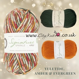 WYS Signature 4 Ply Xmas 2024 Yuletide bundle 2